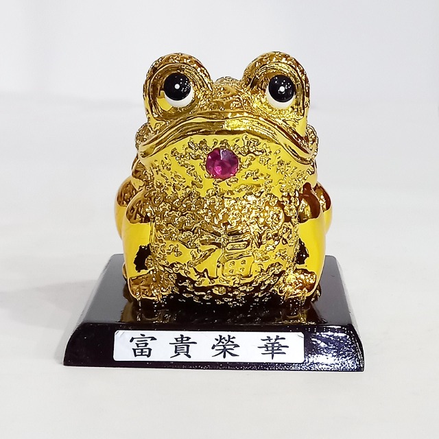 사각 황금 복 두꺼비 인테리어 장식 소품