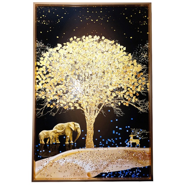 큐빅 몽환 밤나무 그림 액자