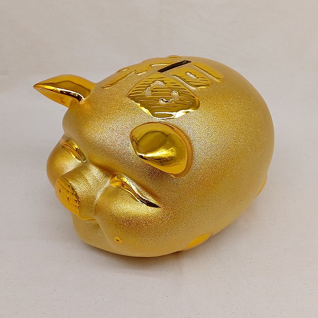 황금 돼지 인형 저금통 왕특대 동전 보관함