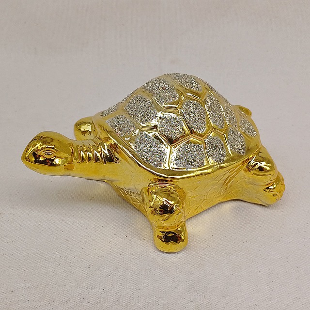 황금 가루 거북이 인형 중 인테리어 장식 소품