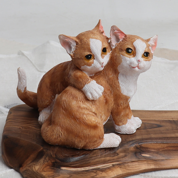 연인 고양이2 인테리어 장식품 인형 소품