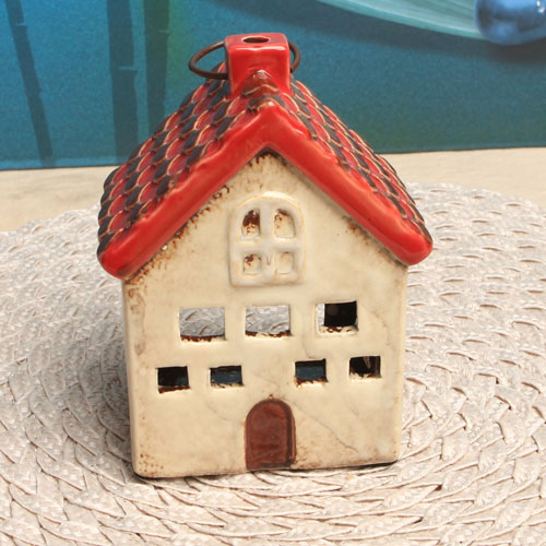 유럽풍 은행잎 지붕 집 모양 캔들5 –인테리어 소품