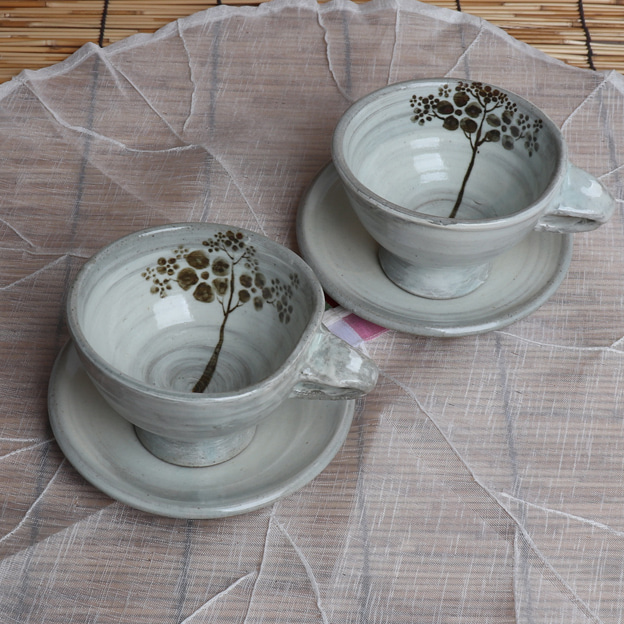 손나무 커피잔세트 (철화나무)