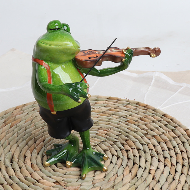 바이올린 개굴 개구리 소품 장식 인테리어 YX69059-2
